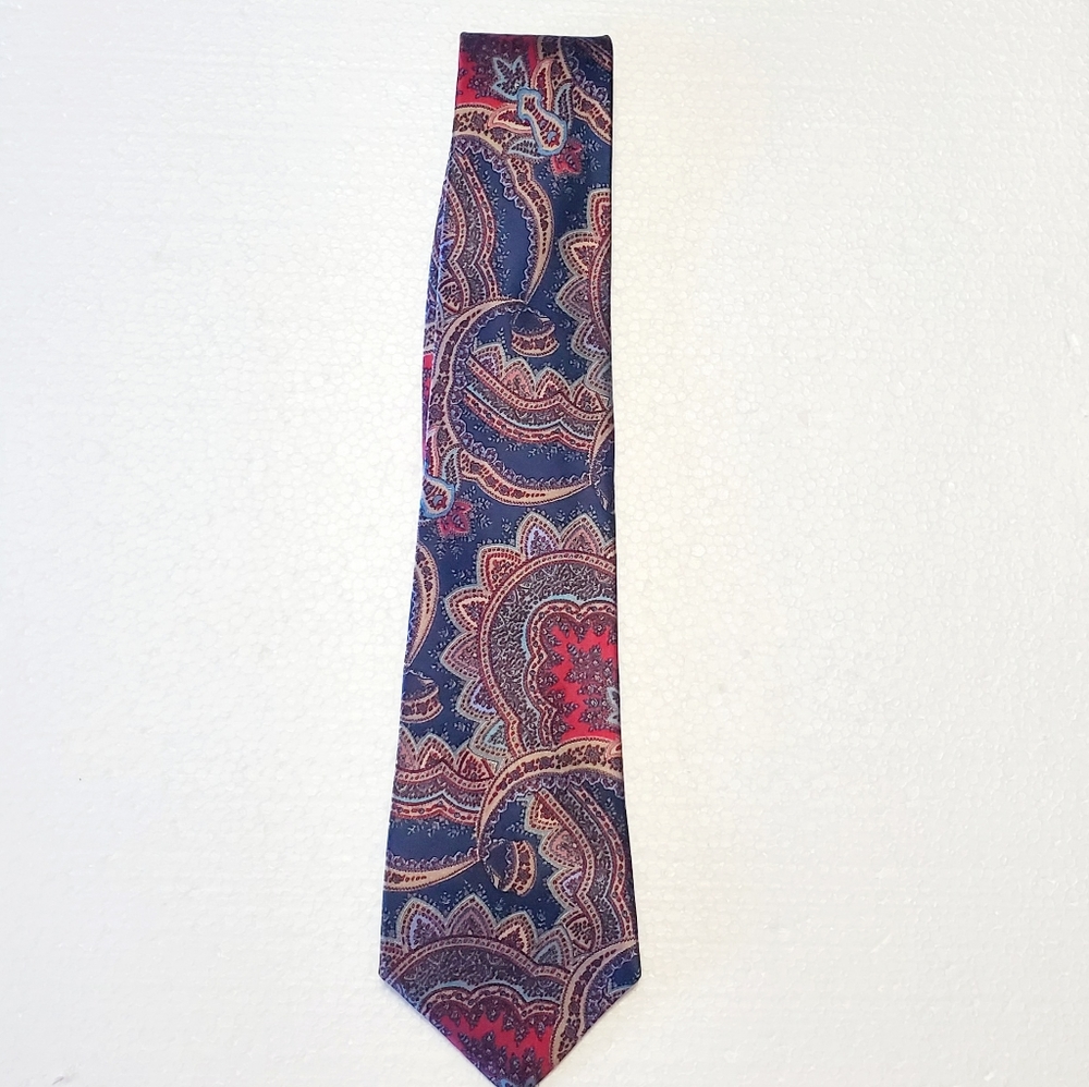 Vintage Christian Dior All Silk Blue Tie Wpl 125. Gem